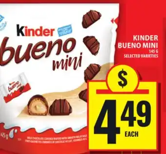 Food Basics KINDER BUENO MINI offer