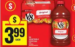 Food Basics V8 VEGETABLE COCKTAIL offer