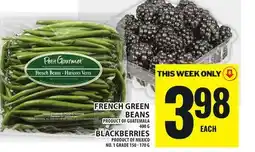 Food Basics FRENCH GREEN BEANS OR BLACKBERRIES offer
