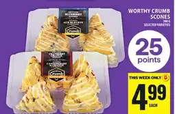 Food Basics WORTHY CRUMB SCONES offer