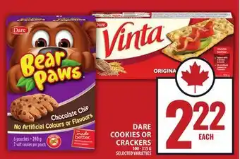 Food Basics DARE COOKIES OR CRACKERS offer