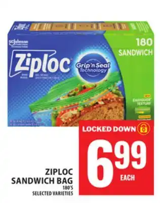 Food Basics ZIPLOC SANDWICH BAG offer