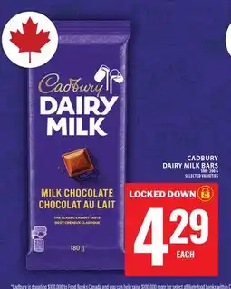 Food Basics CADBURY DAIRY MILK BARS offer