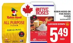 Food Basics ROBIN HOOD OR FIVE ROSES FLOUR offer