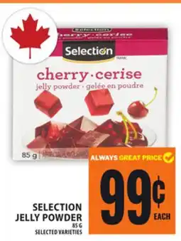 Food Basics SELECTION JELLY POWDER offer