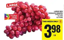 Food Basics LARGE RED SEEDLESS GRAPES offer