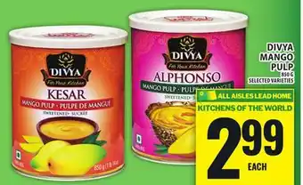 Food Basics DIVYA MANGO PULP offer