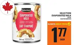 Food Basics SELECTION EVAPORATED MILK offer