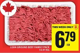 Food Basics LEAN GROUND BEEF FAMILY PACK offer