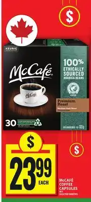 Food Basics McCAFÉ COFFEE CAPSULES offer