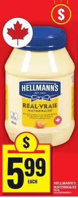 Food Basics HELLMANN'S MAYONNAISE offer