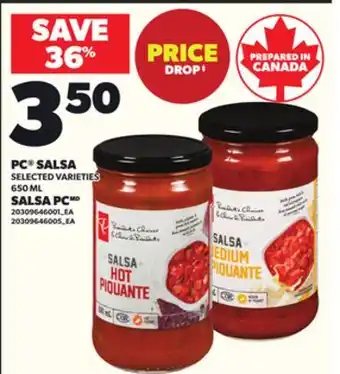 Independent Grocer PC SALSA, 650 ML offer