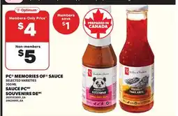 Independent Grocer PC MEMORIES OF SAUCE, 350 ML offer
