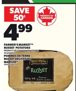 Independent Grocer FARMER'S MARKET RUSSET POTATOES, 10 LB BAG offer