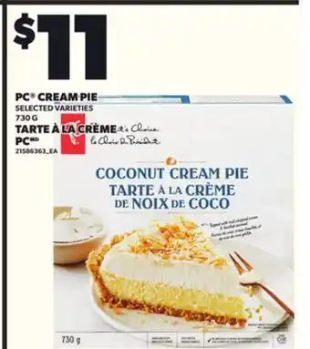Independent Grocer PC CREAM PIE, 730 G offer