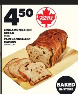 Independent Grocer CINNAMON RAISIN BREAD, 550 G offer