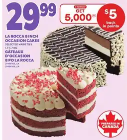 Independent Grocer LA ROCCA 8 INCH OCCASION CAKES, 1.1-1.7 KG offer