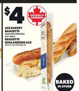 Independent Grocer ACE BAKERY BAGUETTE, 325-400 G offer
