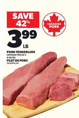 Independent Grocer PORK TENDERLOIN offer