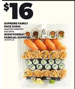 Independent Grocer SUPREME FAMILY PACK SUSHI, 545/594 G offer