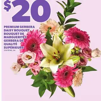 Independent Grocer PREMIUM GERBERA DAISY BOUQUET offer