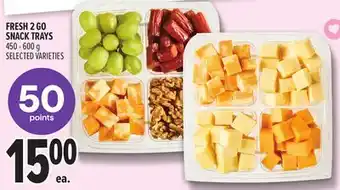 Metro FRESH 2 GO SNACK TRAYS offer