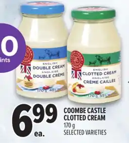 Metro COOMBE CASTLE CLOTTED CREAM offer