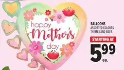 Metro BALLOONS offer