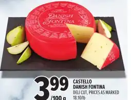 Metro CASTELLO DANISH FONTINA offer