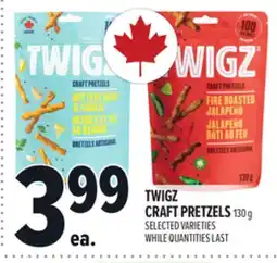Metro TWIGZ CRAFT PRETZELS offer
