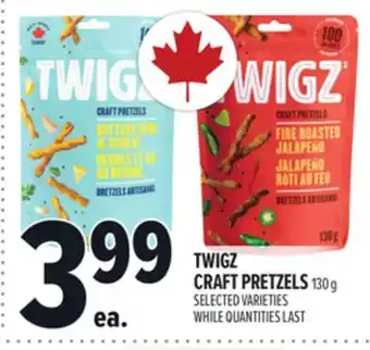 Metro TWIGZ CRAFT PRETZELS offer