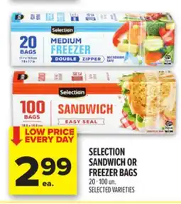 Metro SELECTION SANDWICH OR FREEZER BAGS offer