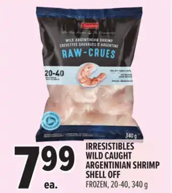 Metro IRRESISTIBLES WILD CAUGHT ARGENTINIAN SHRIMP SHELL OFF offer