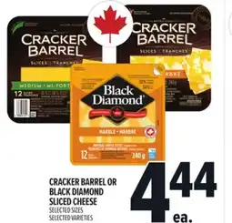 Metro CRACKER BARREL OR BLACK DIAMOND SLICED CHEESE offer