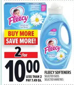 Metro FLEECY SOFTENERS offer