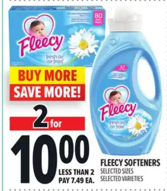 Metro FLEECY SOFTENERS offer