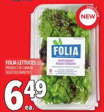 Metro FOLIA LETTUCES offer