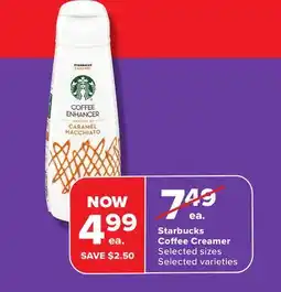Metro STARBUCKS COFFEE CREAMER offer