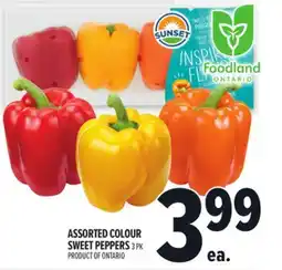 Metro SUNSET ASSORTED COLOUR SWEET PEPPERS offer