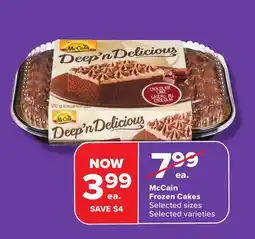 Metro MCCAIN FROZEN CAKES offer