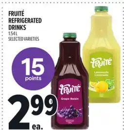 Metro FRUITÉ REFRIGERATED DRINKS offer