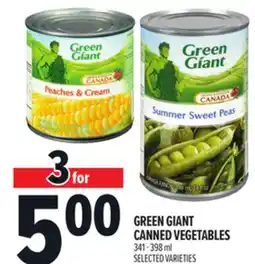 Metro GREEN GIANT CANNED VEGETABLES offer