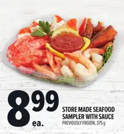 Metro STORE MADE SEAFOOD SAMPLER WITH SAUCE offer