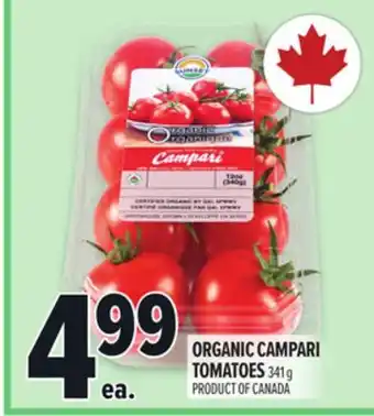 Metro SUNSET ORGANIC CAMPARI TOMATOES offer