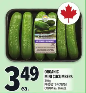 Metro ORGANIC MINI CUCUMBERS offer