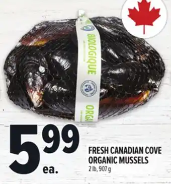 Metro FRESH CANADIAN COVE ORGANIC MUSSELS offer