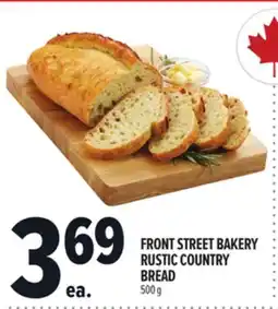 Metro FRONT STREET BAKERY RUSTIC COUNTRY BREAD offer