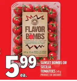 Metro SUNSET BOMBS OR SECILIA TOMATOES offer