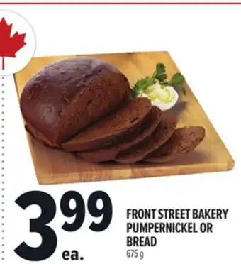 Metro FRONT STREET BAKERY PUMPERNICKEL OR BREAD offer