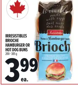 Metro IRRESISTIBLES BRIOCHE HAMBURGER OR HOT DOG BUNS offer